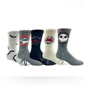 Disney Men's Graphic Socks Set - Gray, Black, White, Red